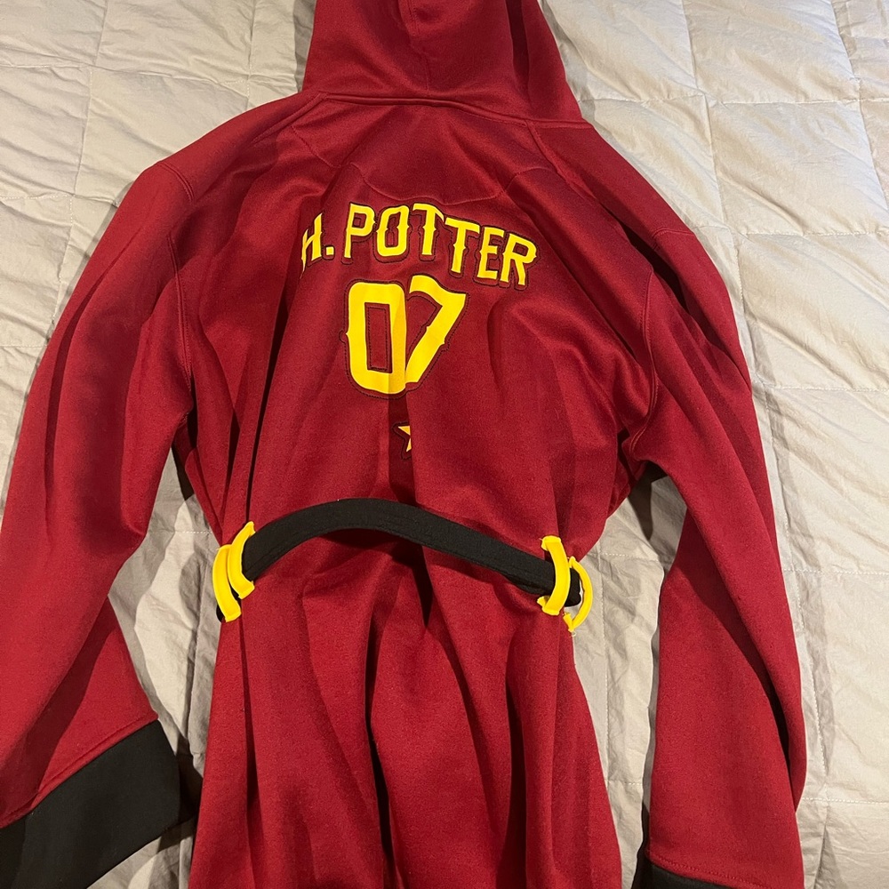 Adult UNISEX Harry Potter Gryffindor Quidditch Bathrobe Size L/XL SUPER SOFT